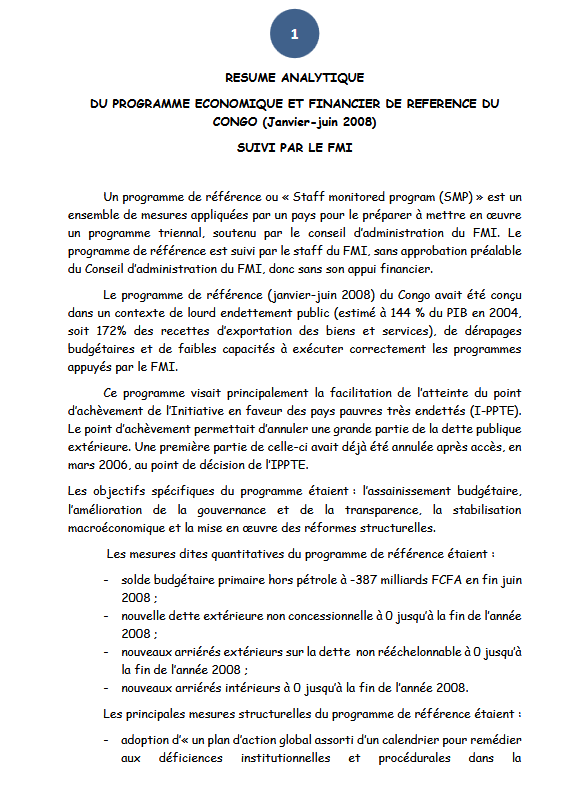 resume analytique